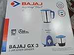 Bajaj GX 3 2 JAR Mixer Grinder 500WATT