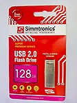 Simmtronics 128GB 2.0 USB Pendrive | High Speed Pendrive 128GB Metal Pendrive | Stylish USB Flash Drive
