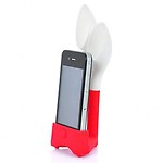 Geekgoodies Rabbit Silicone Horn Stand Speaker For Apple iPhone