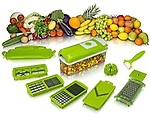 Slings Fruit & Vegetable Chopper Cutter Slicer Dicer, 12-Piece