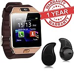 MacBerry Premium Design Micromax Canvas Nitro 4G Compatible Bluetooth Smart Watch DZ09