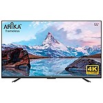ARIKA (55 inches) Bezelless Series 4K Ultra HD Android Smart LED TV AR5521sfl (2021 Model) |