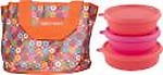 Tupperware Girls Day Pink and Red Lunch box