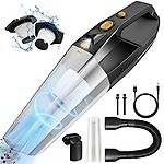 Handheld Vacuum Cordless Rechargeable, Wet-Dry Use Portable Car Vacuum Dust Cleaner