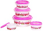 Home Creations Virgin Plastic Crown Microwave Safe Containers