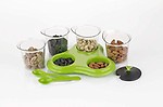 Twist Hub Pickle Container, Masala and Mukhwas Tray