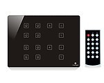 Remote Touch Switch Board for 8 Lights and 2 Fan for Single s of 12 Module Size (Plain)