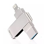 Connect 128GB USB 3.0 Flash Pen Drive for iPhone, iPad, Mac Devices and Windows
