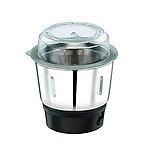 Bajaj Mixer Grinder Chutney jar, 0.4 L (Steel .)