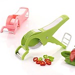 PI Store 2 in 1 Stainless Steel 5 Blade Vegetable Cutter