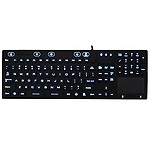 Industrial Silicone Full Size LED Backlit Keyboard JH-IKB110BL