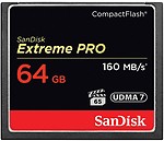 SanDisk Extreme Pro 64 GB Compact Flash UHS Class 3 160 MB/s Memory Card