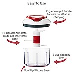 Zyliss Easy Pull Manual Food Processor and Food Chopper