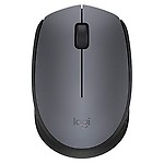 Logitech M171 Wireless Mouse Grey/Black Wired Optical Gaming Mouse  (2.4GHz Wireless)
