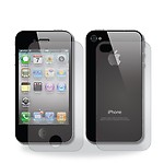 RKA Clear Front + Back LCD Screen Protector for Apple iPhone 4S