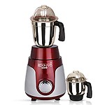 MASTER CLASSSANYO Red Silver Color 600Watts Mixer Grinder with 2 Jar (1 Large Jar and 1 Chutney Jar) MGF20-MCS-820