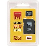 Strontium 4GB Micro SD Memory Card With Adaptor