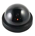 Lampostick Dummy Security CCTV Fake Dome Camera with Blinking