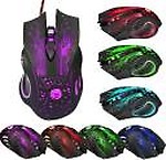 ROQ Mobilegear Mechanical Mouse 6 Buttons 1600 dpi Video Gamer Pro Multi Led Wired Mechanical Gaming Mouse  (USB 2.0)