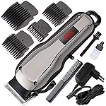 UP Rechargeable LCD Display Trimmer for Man Cord and Cordless Trimmer Electric Razor 4 Blades 1