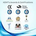 KENT 11138 Smart | 4 Stage Smart Online Water Purifier | Wall Mountable | High Purification Upto 60 L/hr UV Water Purifier  
