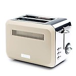 HADEN Boston 685-815W Pyramid Two-Slice Toaster Removable Crumb Tray Browning, Defrost, Reheat & Frozen Bread Function