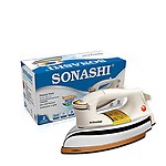 Sonashi 1000W Heavy Weight Automatic Dry Iron Advance Non Stick Soleplate coating