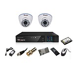 Tentronix 4 Channel AHD DVR,1.3 MP 36 IR Indoor AHD Cameras with Night Vision and 1TB HDD