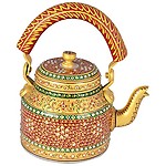 Kaushalam Hand Painted Teakettle - "Majestic"Weight: 500grams