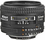 Nikon AF Nikkor 50 mm f/1.4D Lens (Standard Lens)