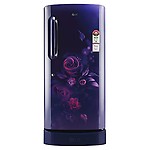 LG 215 L 3 Star Direct-Cool Single Door Refrigerator (GL-D221ABED, Euphoria, Base stand with drawer & Fast Ice Making)