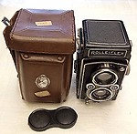 Rollei Rolleiflex 3.5A Type II Tessar 75mm f/3.5 Medium Format TLR Film Camera