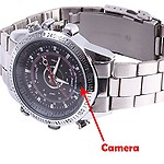AGPtek India Imported from Taiwan Spy Wrist Watch Camera Hidden Video/Audio Recording, 4GB Memory