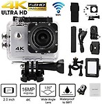 Raptas action camera 4K Action Camera Ultra HD 17D Wide Angel Sports and Action Camera  ( 16 MP)