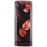 LG 235 L 3 Star Direct-Cool Single Door Refrigerator (GL-D241ASVD, Scarlet Victoria, Base Stand with drawer)