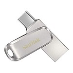 SanDisk 64GB Ultra Dual Drive Luxe Type USB C Flash Drive (5Y - SDDDC4-064G-I35)